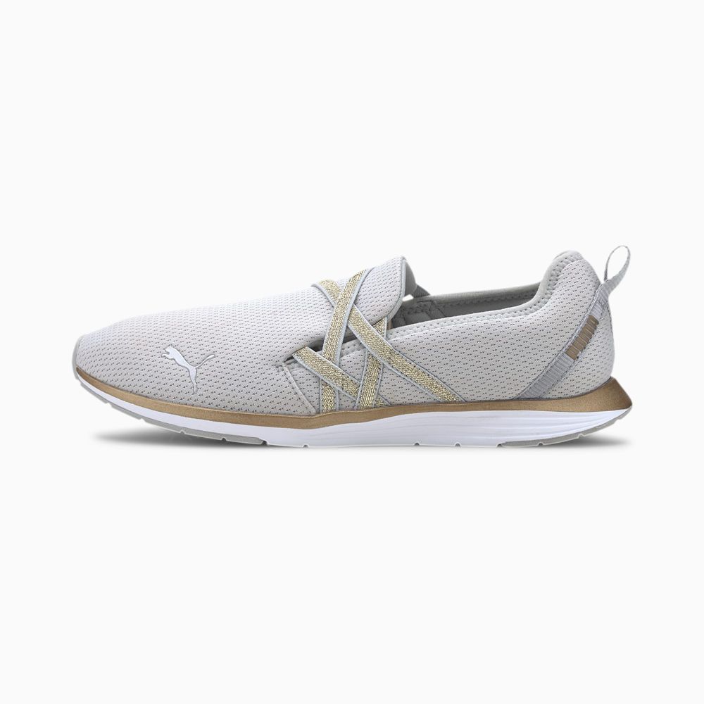 Puma Ella Ballet Metallic Női Slip On - Rózsaszín Arany ( Hungary - GNUQS9352 )